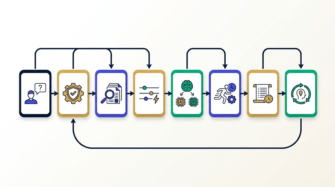 Audit-grade AI Governance Loop